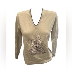 VTG ROCHELLE CALIFORNIA DOG‎ SWEATER